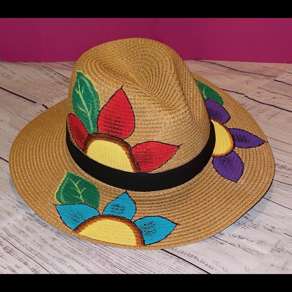 Hand painted hat